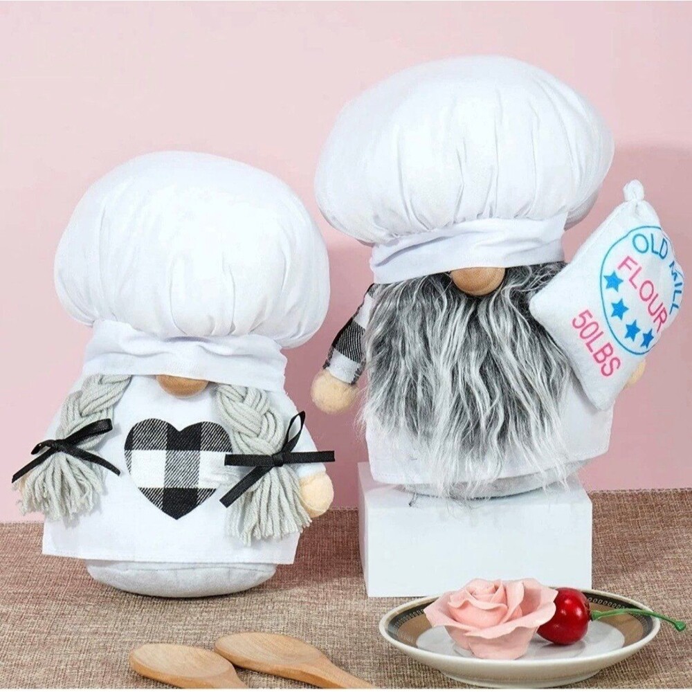 Pair of Chef Gnomes